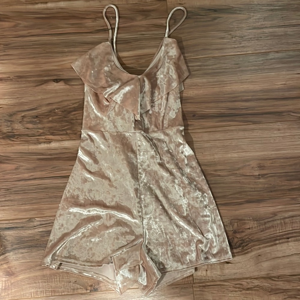 Urban Outfitters Velvet Romper